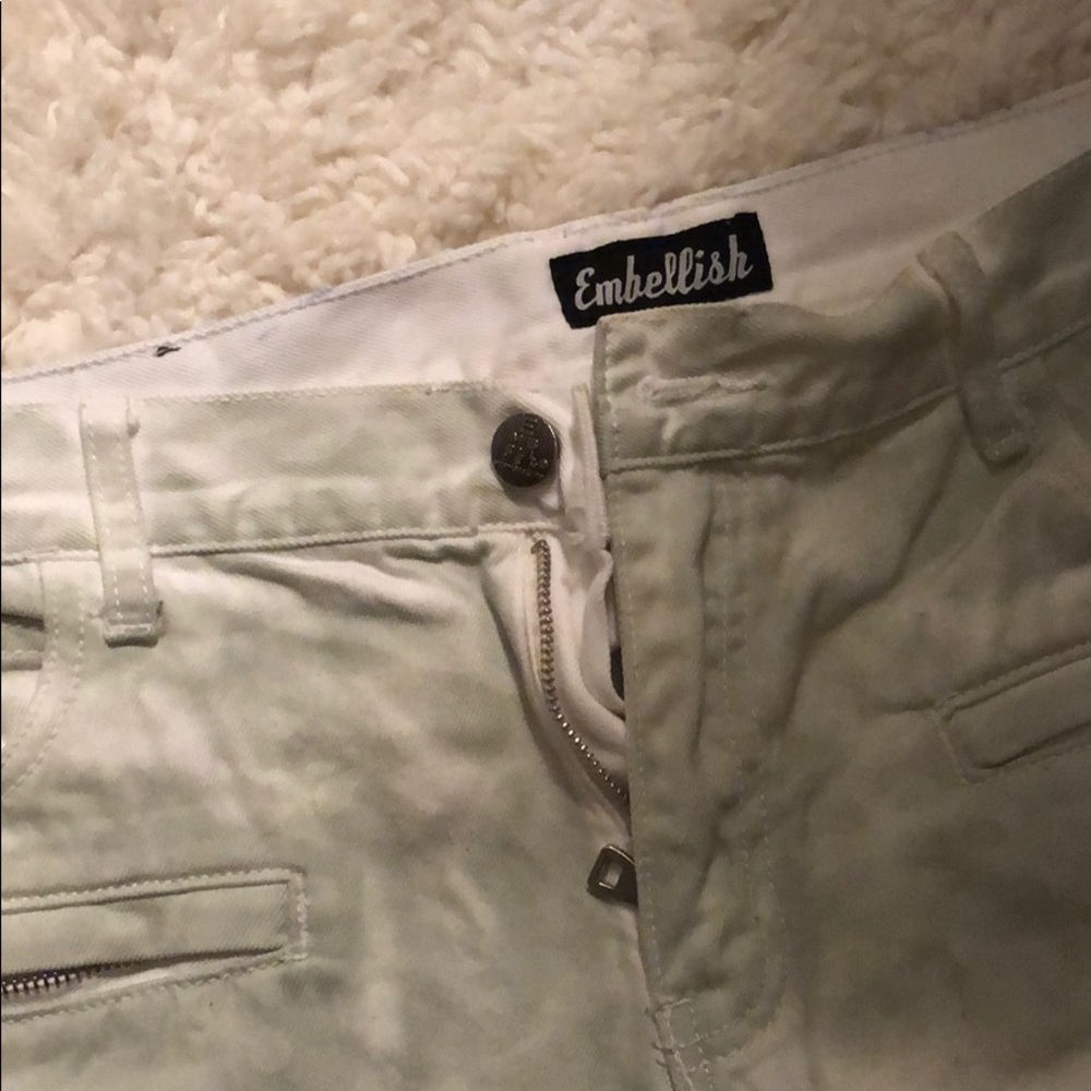 White and Grey Jeans